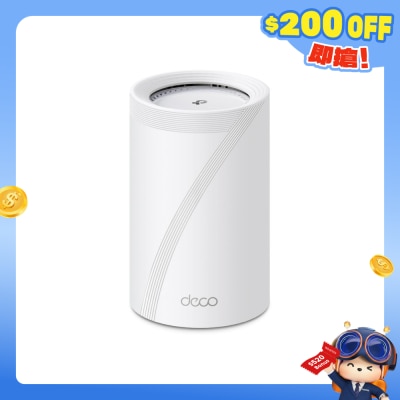 TP-Link - Deco BE68 BE14000 三頻 Wi-Fi 7 Mesh 路由器 (1件裝)