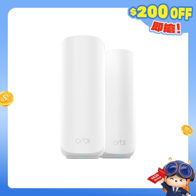 NETGEAR - Orbi RBE372 雙頻 BE3600 Mesh WiFi 7 無線系統 (兩件裝)