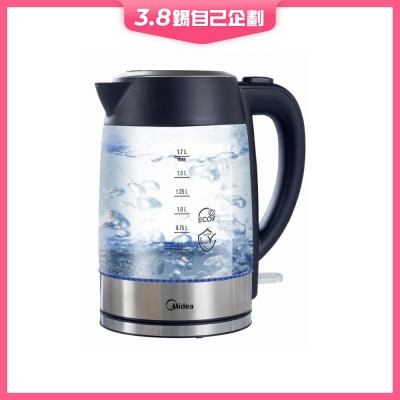 MIDEA 美的 MKG1724J 1.7公升玻璃電熱水壺