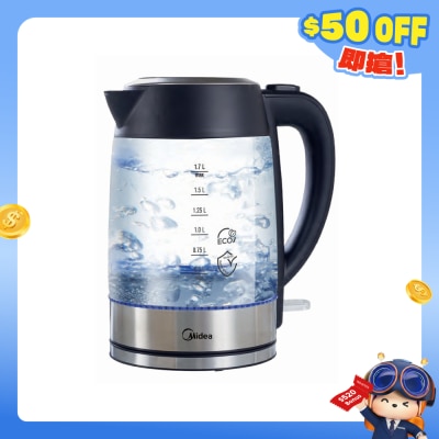 MIDEA - MKG1724J 1.7L Glass Electric Kettle
