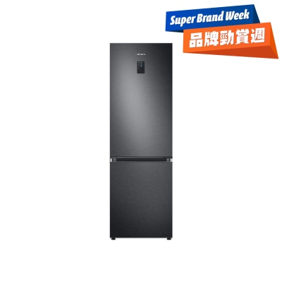SAMSUNG - RB34F675DB1/SH Bespoke AI Bottom Mounted Freezer with SmartThings AI Energy SpaceMax™ 340L Black Fridge