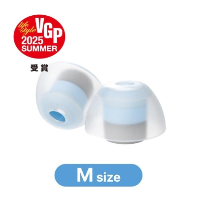 LEPIC clear Eartips (M size / 2 pairs)