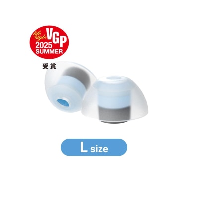 LEPIC clear Eartips (L size / 2 pairs)
