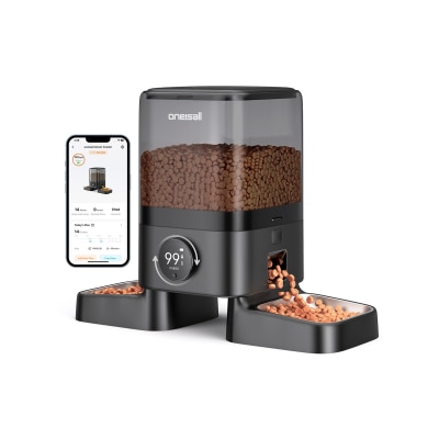Oneisall - 5L Double Bowl Wireless Smart Pet Feeder