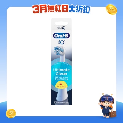 Oral-B - iO 深层清洁刷头4支装