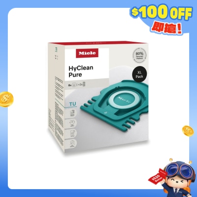 MIELE - XLHCPTU HyClean Pure TU Dust Bag  XL-Pack (Set of 2 Boxes)