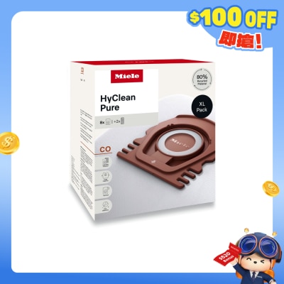 MIELE - XLHCPCO HyClean Pure CO Dust Bag  XL-Pack (Set of 2 Boxes)
