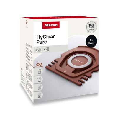 MIELE XLHCPCO HyClean Pure CO Dust Bag  XL-Pack (Set of 2 Boxes)
