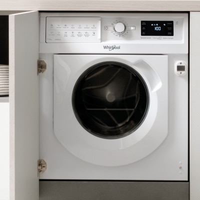 WHIRLPOOL 惠而浦 WFCI75431 7公斤 内置式蒸氣抗菌+前置式洗衣乾衣機 嵌入式洗衣機