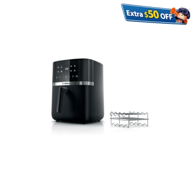 BOSCH MAF462B1GB Series 4 快「脆」健康气炸炉6.1公升黑色