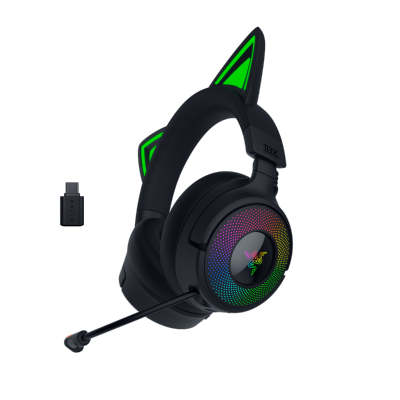Razer 雷蛇 Kraken Kitty V3 Pro 无线 RGB 猫咪电竞耳麦