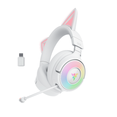 Razer 雷蛇 Kraken Kitty V3 Pro 无线 RGB 猫咪电竞耳麦