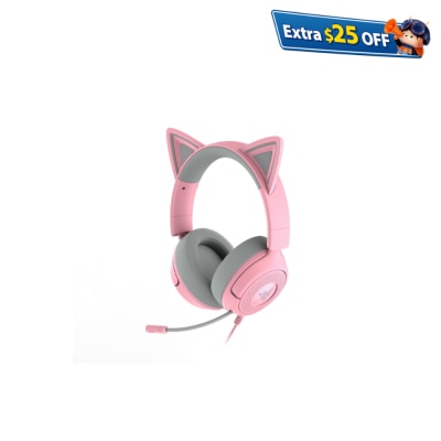 Razer 雷蛇 Kraken Kitty V3 X 有线电竞猫咪耳麦