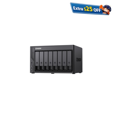 QNAP Qu805-N355-16G 8-Bay 2.5Gbe NAS