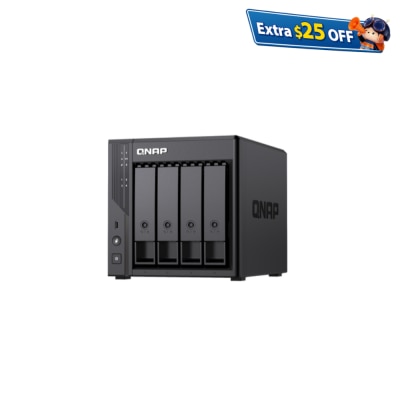 QNAP Qu405-N150-16G 4-Bay 2.5Gbe NAS