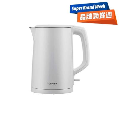 TOSHIBA 东芝 - KT-14DHUHK(W)  - 1.4公升无线双层电热水壶 电水壶