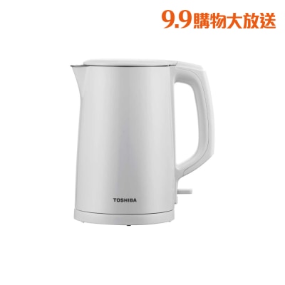 TOSHIBA KT 14DHUHK(W) 1.4L Cordless Double Wall Electric Kettle Kettle image