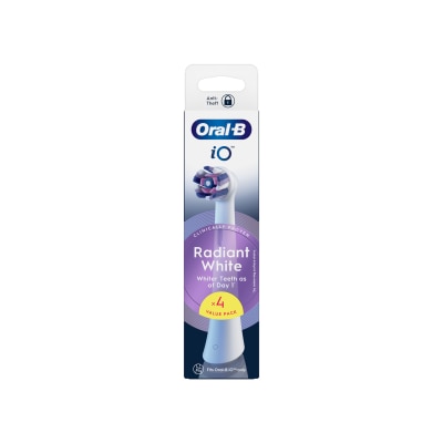 Oral-B iO Radiant White Brush Head 4ct