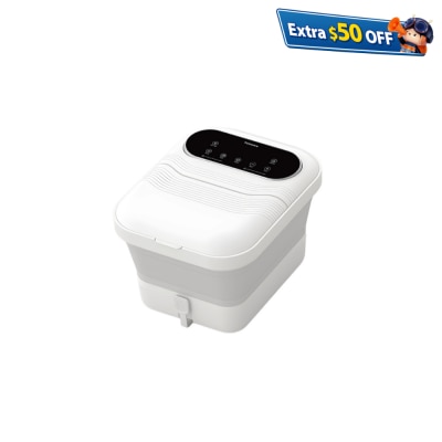 Yohome 3D太极轮智揉全足穴位多防护超大屏易视触恆温折叠足浴盆