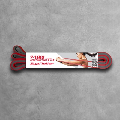 ZypRoller 耐用双色弹力带