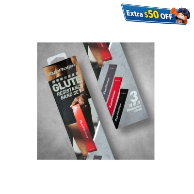 ZypRoller Glute Resistance Band Set [3-in-1 ｜ Eco-friendly]