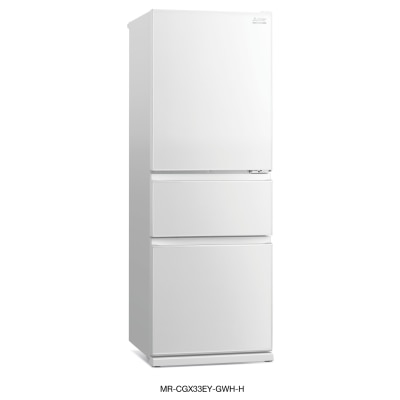 MITSUBISHI MR-CGX33EY-GWH-H 3-Door Inverter Refrigerator  Fridge