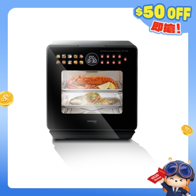 GERMAN POOL - SGV-1538L Mini Multifunctional Air Fry Steam Grill Oven