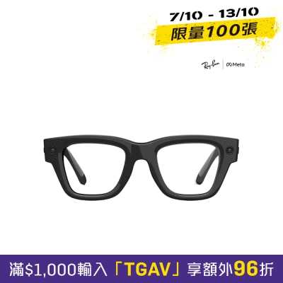 Ray Ban Meta Display 智能眼镜 – 大 亮黑镜框 内附Neural Band Size 1 image