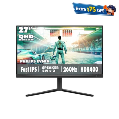 PHILIPS 飞利浦 EVNIA 27M2N3500PA 27" 2K QHD Fast IPS 260Hz 电竞显示器