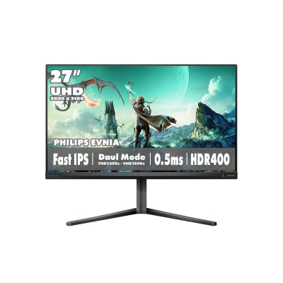 PHILIPS 飞利浦 EVNIA 27M2N3800A 27" Fast IPS 双模式 4K 160Hz / FHD 320Hz 电竞显示器