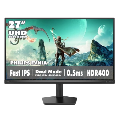 PHILIPS 飛利浦 EVNIA 27M2N3800F 27" Fast IPS 雙模式 4K 160Hz / FHD 320Hz 電競顯示器