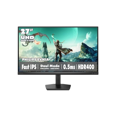 PHILIPS EVNIA 27M2N3800F 27" Fast IPS Dual Mode 4K 160Hz / FHD 320Hz Gaming Monitor