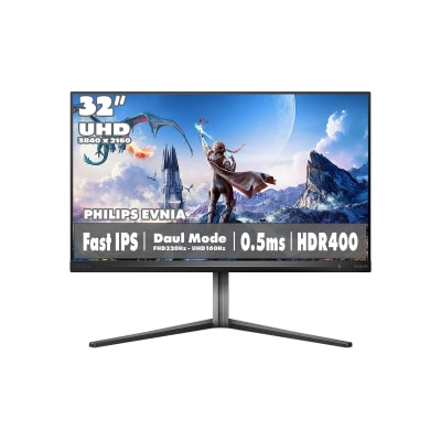 PHILIPS 飞利浦 EVNIA 32M2N5800 31.5" Fast IPS 双模式 4K 160Hz / FHD 320Hz 电竞显示器