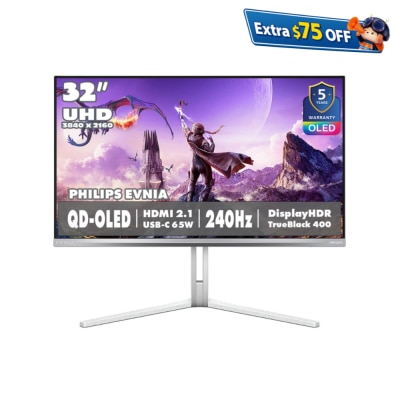 PHILIPS 飞利浦 EVNIA QD-OLED 32M2N8900 31.5" 4K UHD 240Hz 电竞显示器