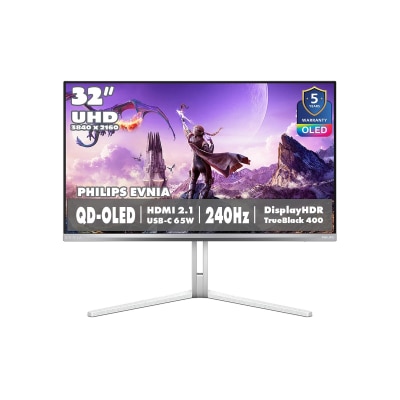 PHILIPS 飞利浦 EVNIA QD-OLED 32M2N8900 31.5" 4K UHD 240Hz 电竞显示器