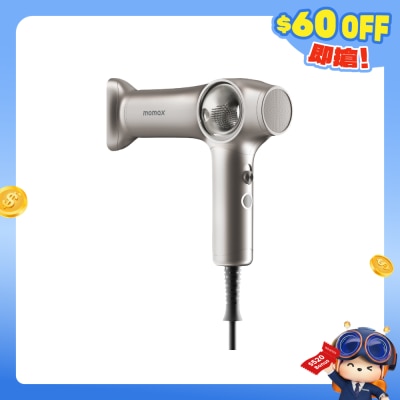 Momax - 1-CARE VELO 迷你負離子高速吹風機  國際電壓HL18UKL