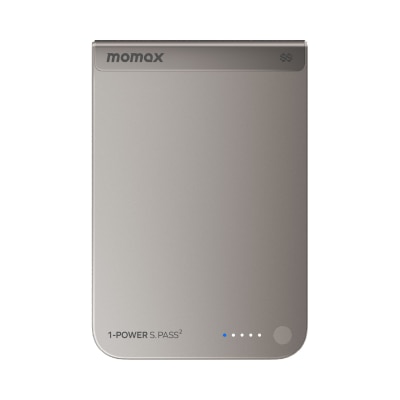 Momax IP163Q22L 1-Power S.Pass2 10000mAh qi2.2 Semi-Solid-State Magnetic Wireless Battery Pack