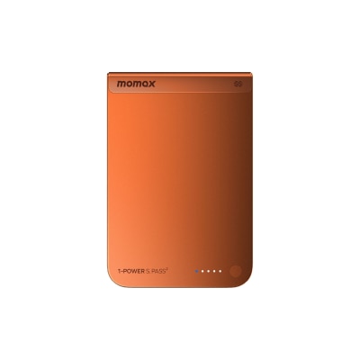 Momax - IP163Q22M 1-Power S.Pass2 10000mAh qi2.2半固態磁吸流動電源