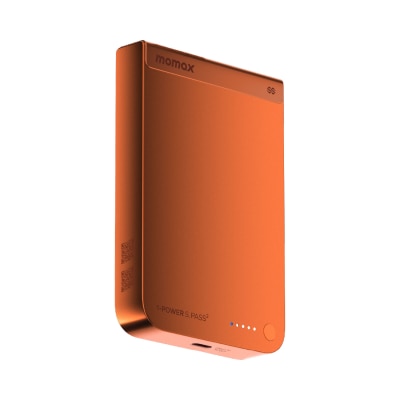 Momax IP163Q22M 1-Power S.Pass2 10000mAh qi2.2 Semi-Solid-State Magnetic Wireless Battery Pack