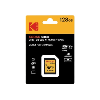 KODAK SD 128GB UHS-I U3/V30/A1 memory card