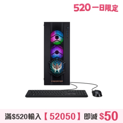ACER 宏碁 - Predator Orion 7000 (PO7-665-7265K32G001) RTX5080  電競桌上電腦