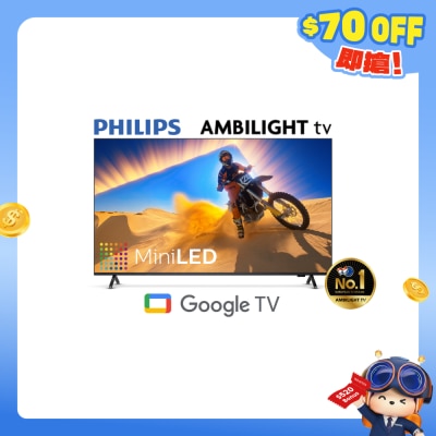 PHILIPS - PML9109 144Hz 4K QD-Mini LED AMBILIGHT Smart Display Google TV