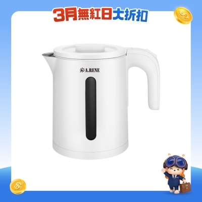 A.RENE - KT-08W(AR) 0.8公升不锈钢无缝内胆无线电热水壶 电水壶