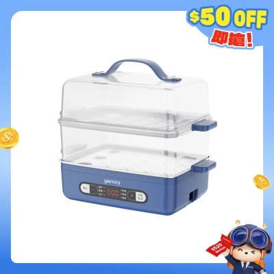 GEMINI - GFS2DB-V3 迷你电子多功能双层电蒸笼 电蒸炉