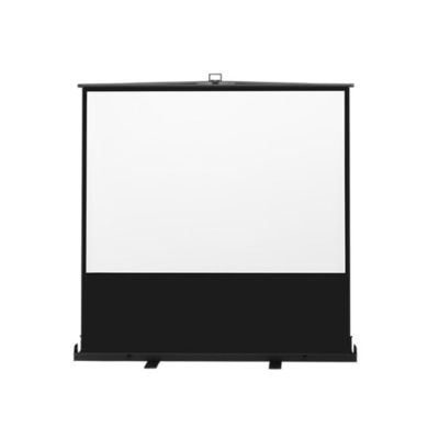 Texas Sonic 80" 16:9 White Fiber Floor Manual Screen Projector Screen