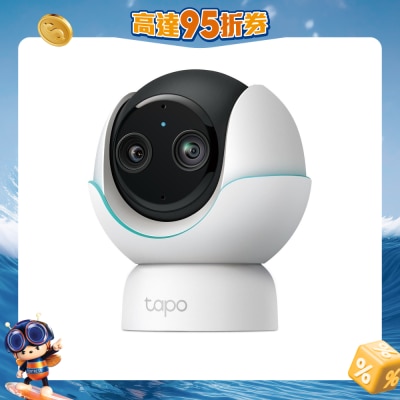 TP-Link - C840 Dual-Lens 360° Smart Baby Home Security Camera