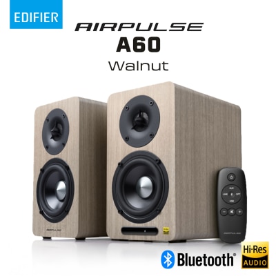 EDIFIER 漫步者 AirPulse A60 (WALNUT) 桌面型Hi-Fi喇叭