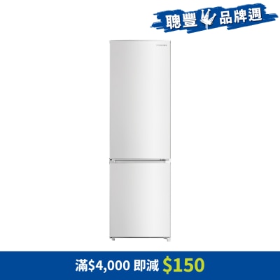 TOSHIBA - 270L Invertor 2 - Door Bottom Freezer Refrigerator - GR-RB360WE-PMA(71)