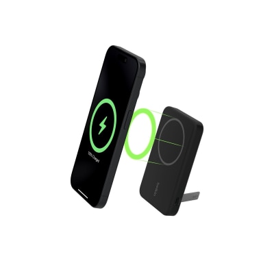 BELKIN 贝尔金 - BoostCharge Pro 磁吸无线行动电源 (Qi2 / 15W / 5K / 内置支架)