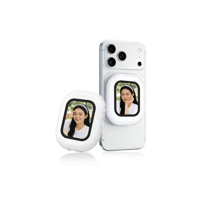 USATISFY - 迷你磁吸手機後鏡自拍同屏聲音濾鏡同步無線後置自拍顯示器